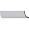 Ekena Millwork 3 7/8"H x 3 7/8"P x 5 1/2"F x 94 1/2"L Cove Crown Moulding MLD04X04X05CO - alternate 1